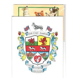 2 Pieces Wall Display Dogs Corgi With Info About The Breed